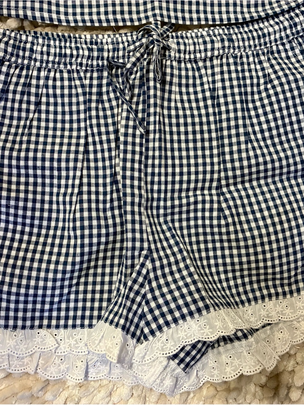 CAROLINE CONSTAS 2pc
Cotton Gingham Short
Pajamas Set - Picture 6 of 9